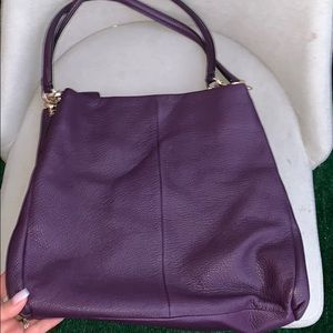 Purple Coach Purse